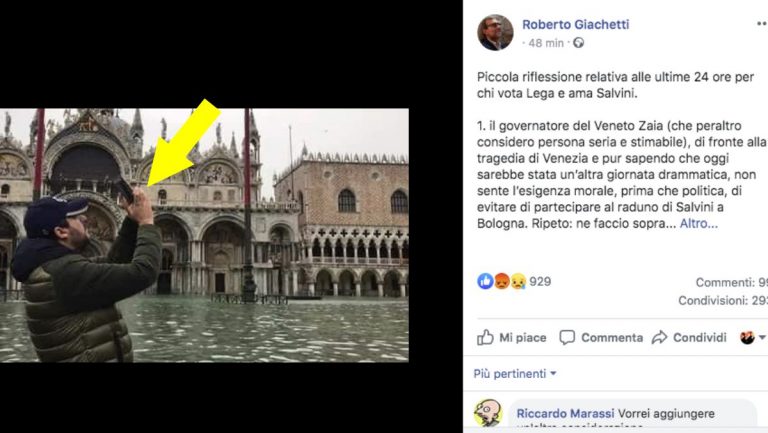 selfie di salvini
