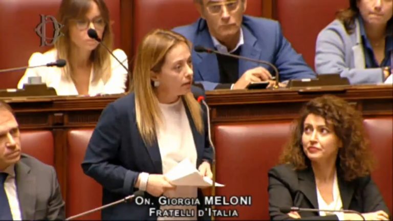 meloni a conte