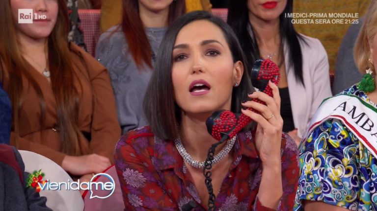 alba parietti chiama in diretta