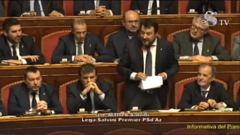 salvini al senato