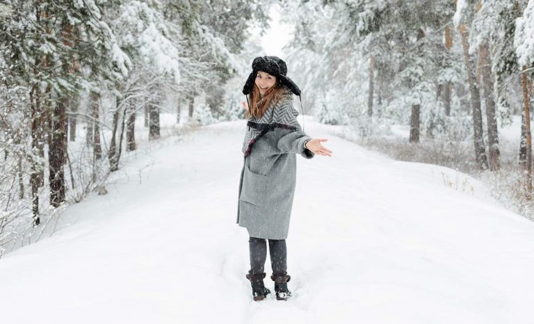 camminare al freddo