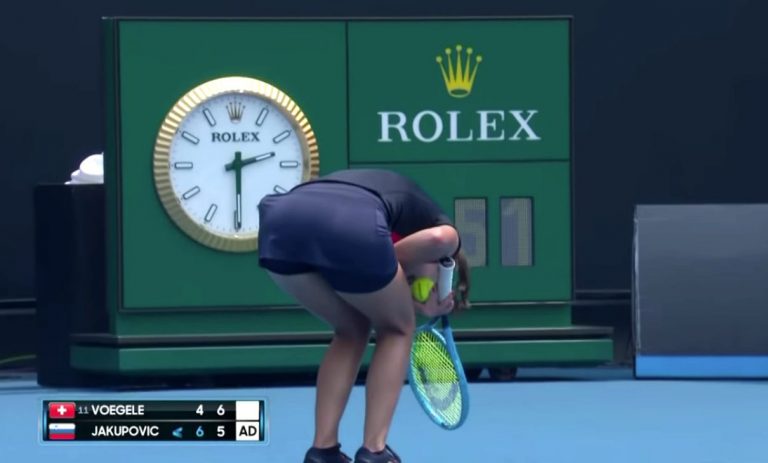Australian open collasso