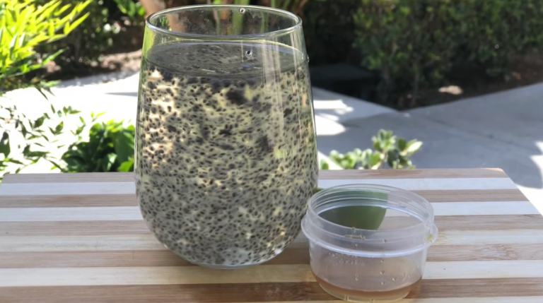 semi di chia e limone