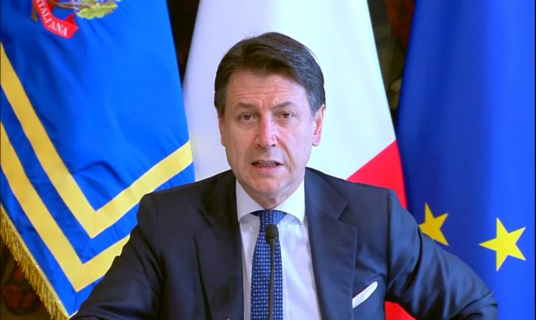 il discorso di Conte