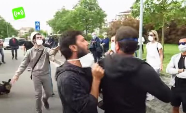 protesta a viserba Antenne e 5G