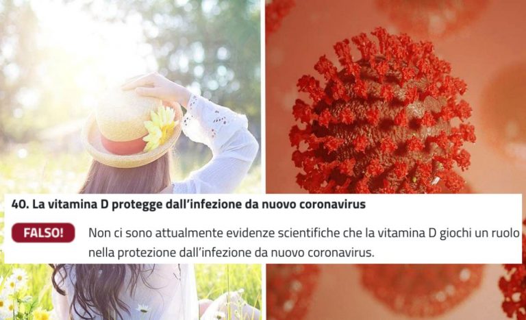 vitamina D e virus ministero salute