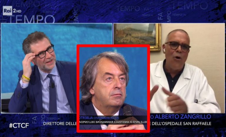 zangrillo che tempo che fa fazio burioni