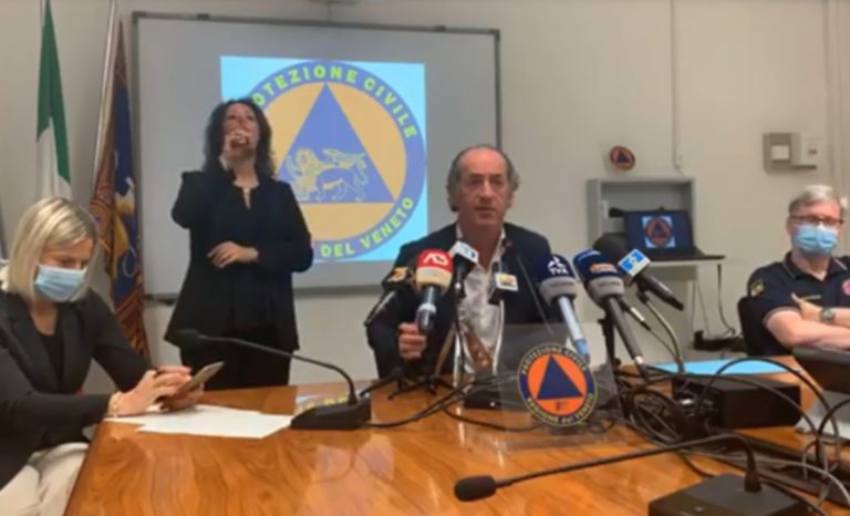 luca zaia conferenza stampa