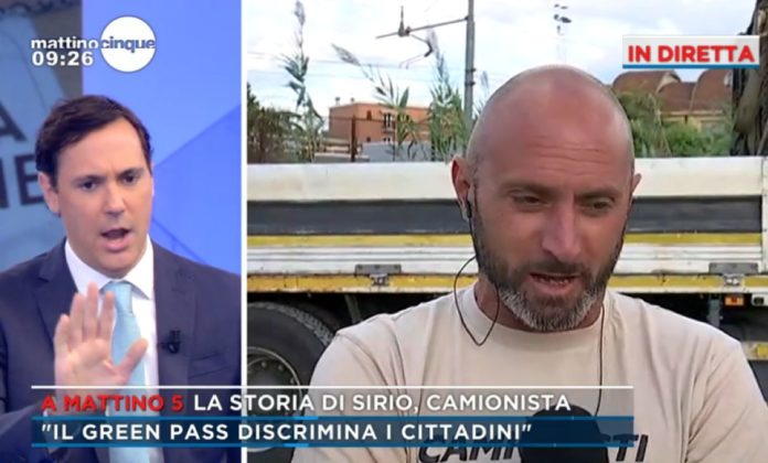 camionisti contro il green pass